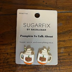 Fall Sugarfix “Pumpkin to Talk About” Earrings by Baublebar.